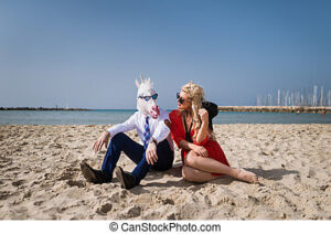 kobieta-młody-garnitur-modny-siada-plaża-człowiek-obraz_csp56165279.jpg