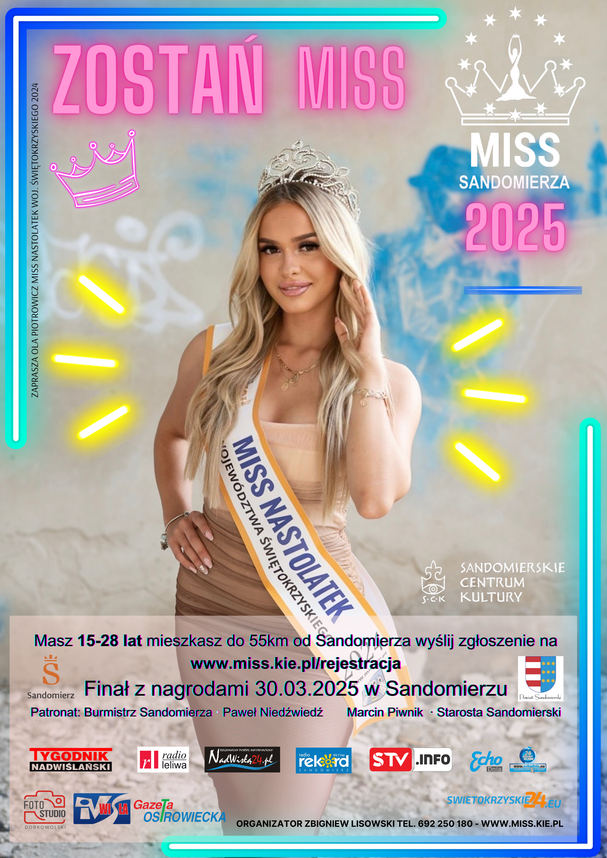 Trwają poszukiwania Miss Sandomierza 2025. Jak można się zgłosić?