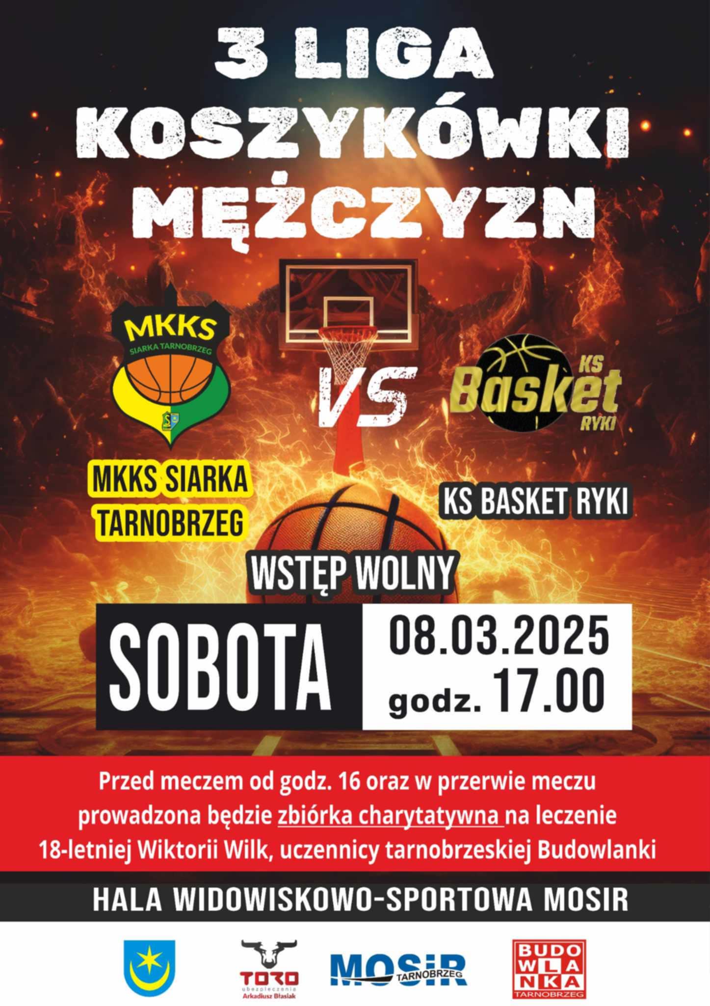 W sobotę 8. marca koszykarze Siarki wracają do gry