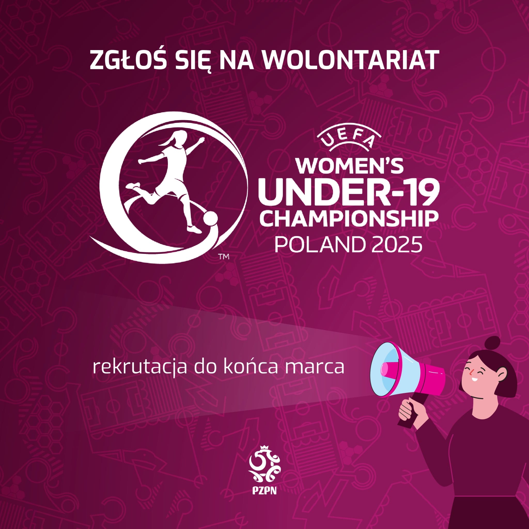 Chcesz pomoc przy Euro UEFA Kobiet do lat 19? Organizatorzy szukają wolontariuszy