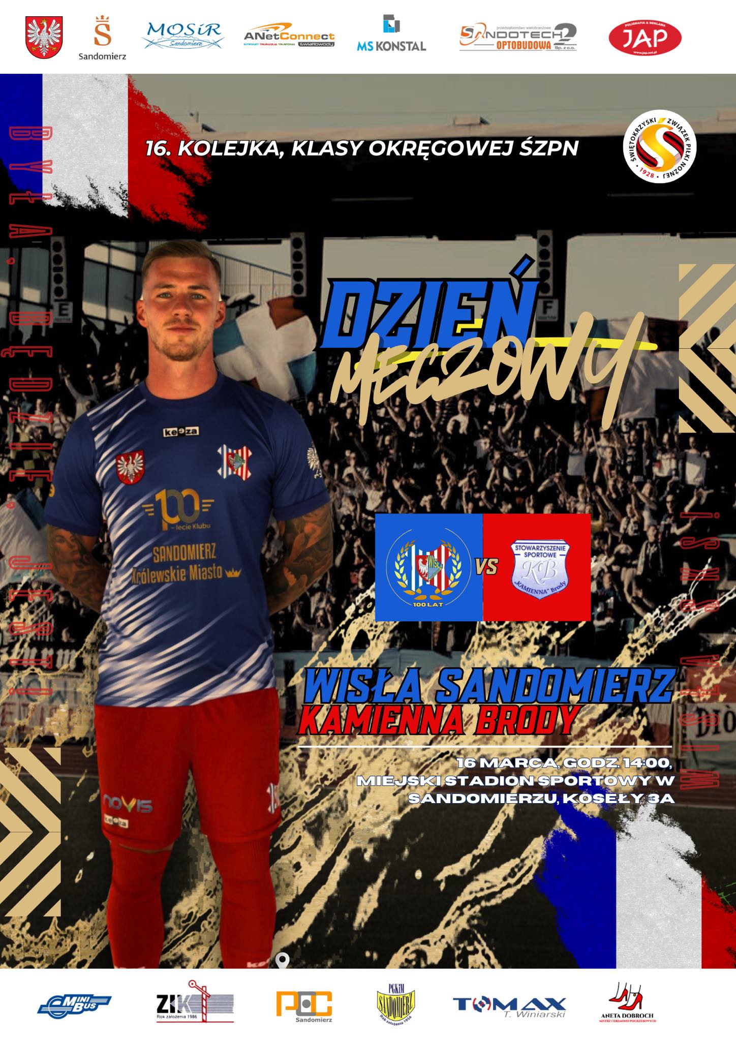 LIVE: Wisła Sandomierz – Kamienna Brody. Zapraszamy na transmisję (video)