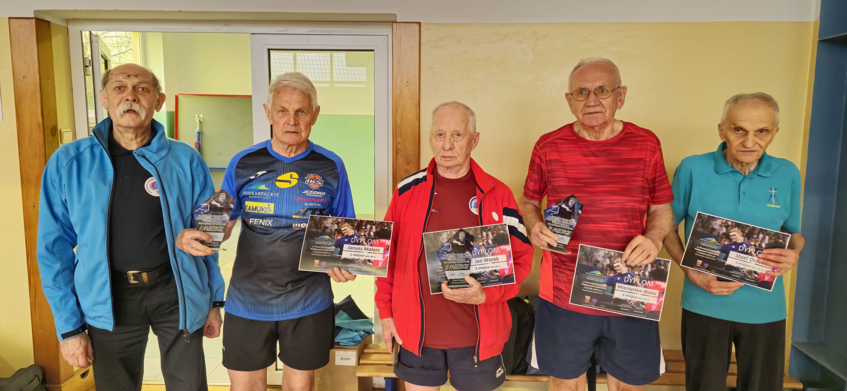 Janusz Malarz z klubu IKS JEZIORO Tarnobrzeg wygrywa 3. Otwarte Grand Prix Podkarpacia Weteranów!