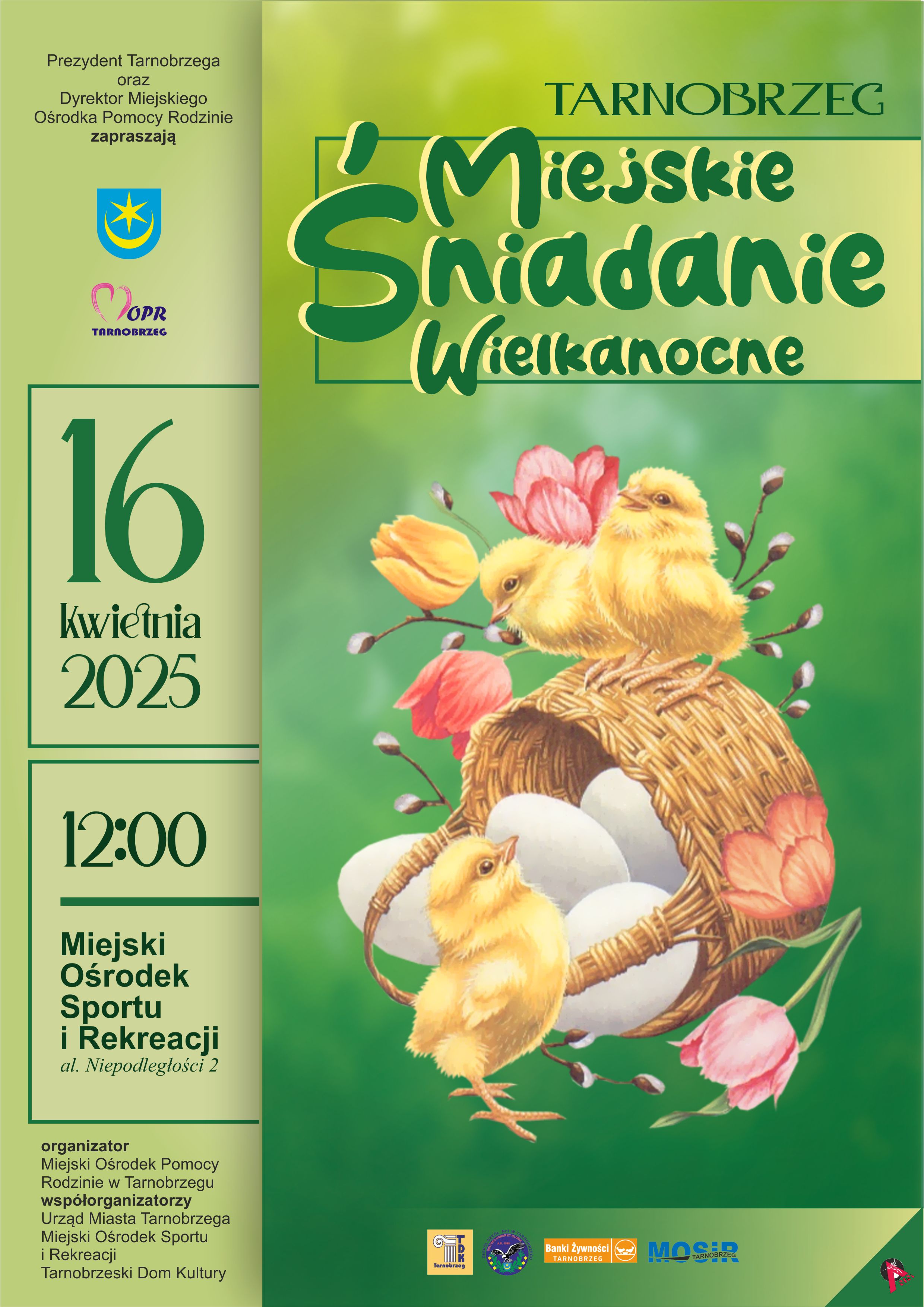 Miejskie Śniadanie Wielkanocne w Tarnobrzegu w środę 15 kwietnia