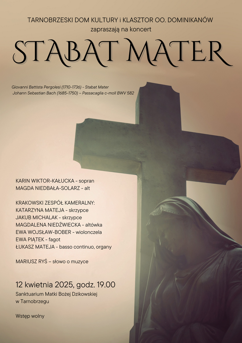 12.04 (sobota) Koncert „Stabat Mater”