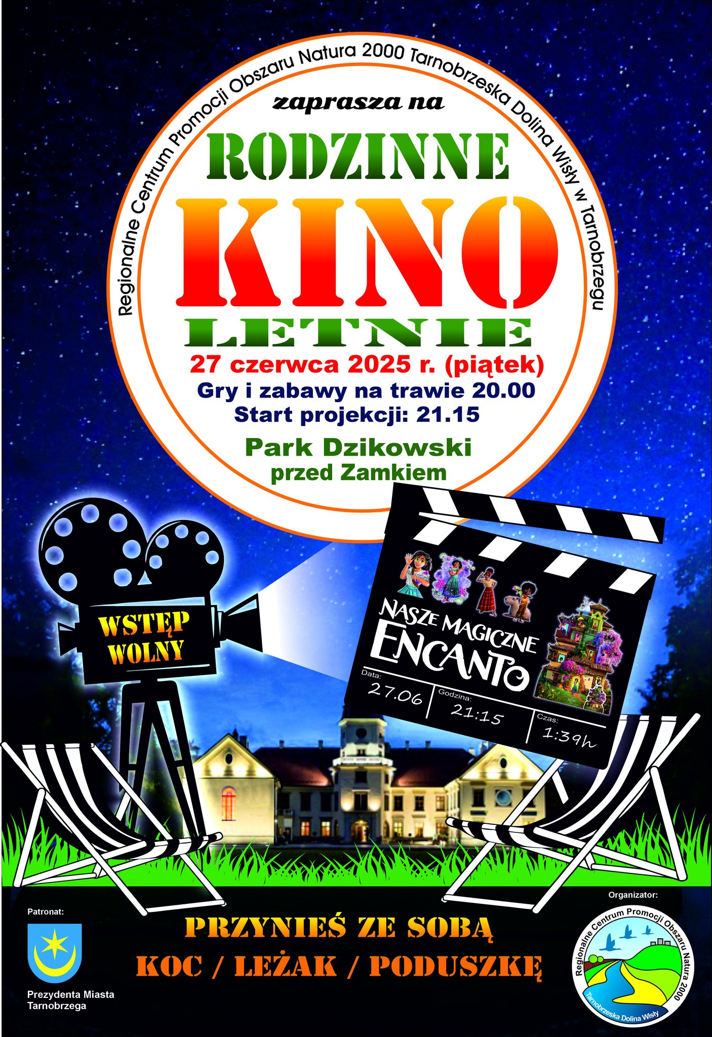 Tarnobrzeg: Kino Letnie na trawie w piątek 27. czerwca