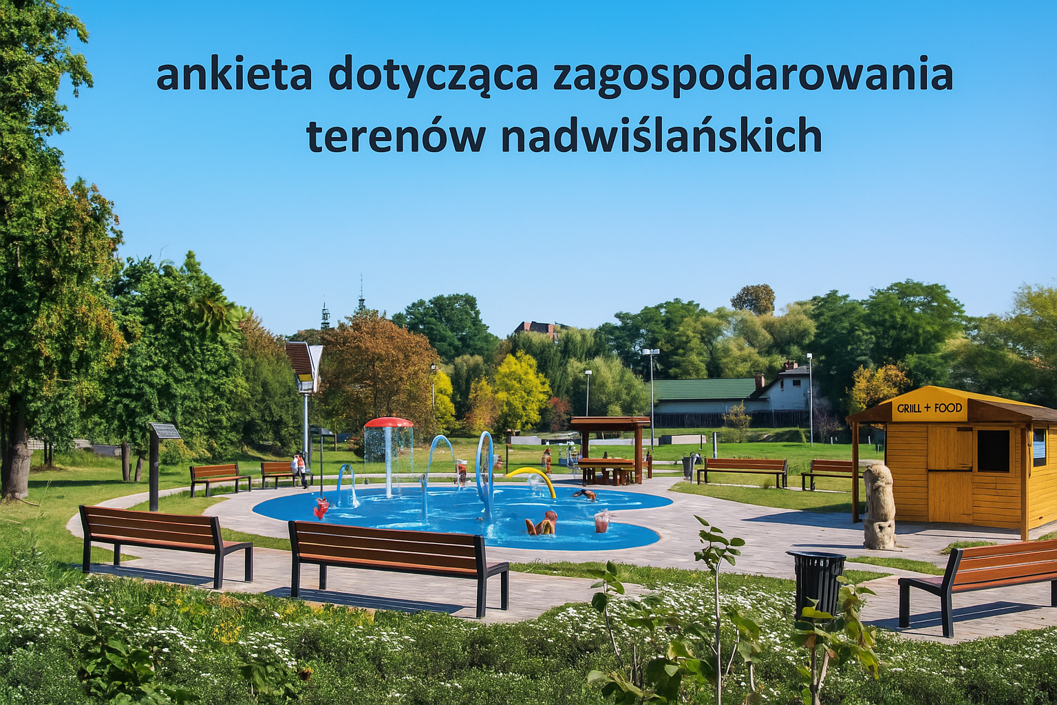 Miasto Tarnobrzeg bada opinię mieszkańców. Ankieta dotyczy strefy zabawy i wypoczynku nad Wisłą