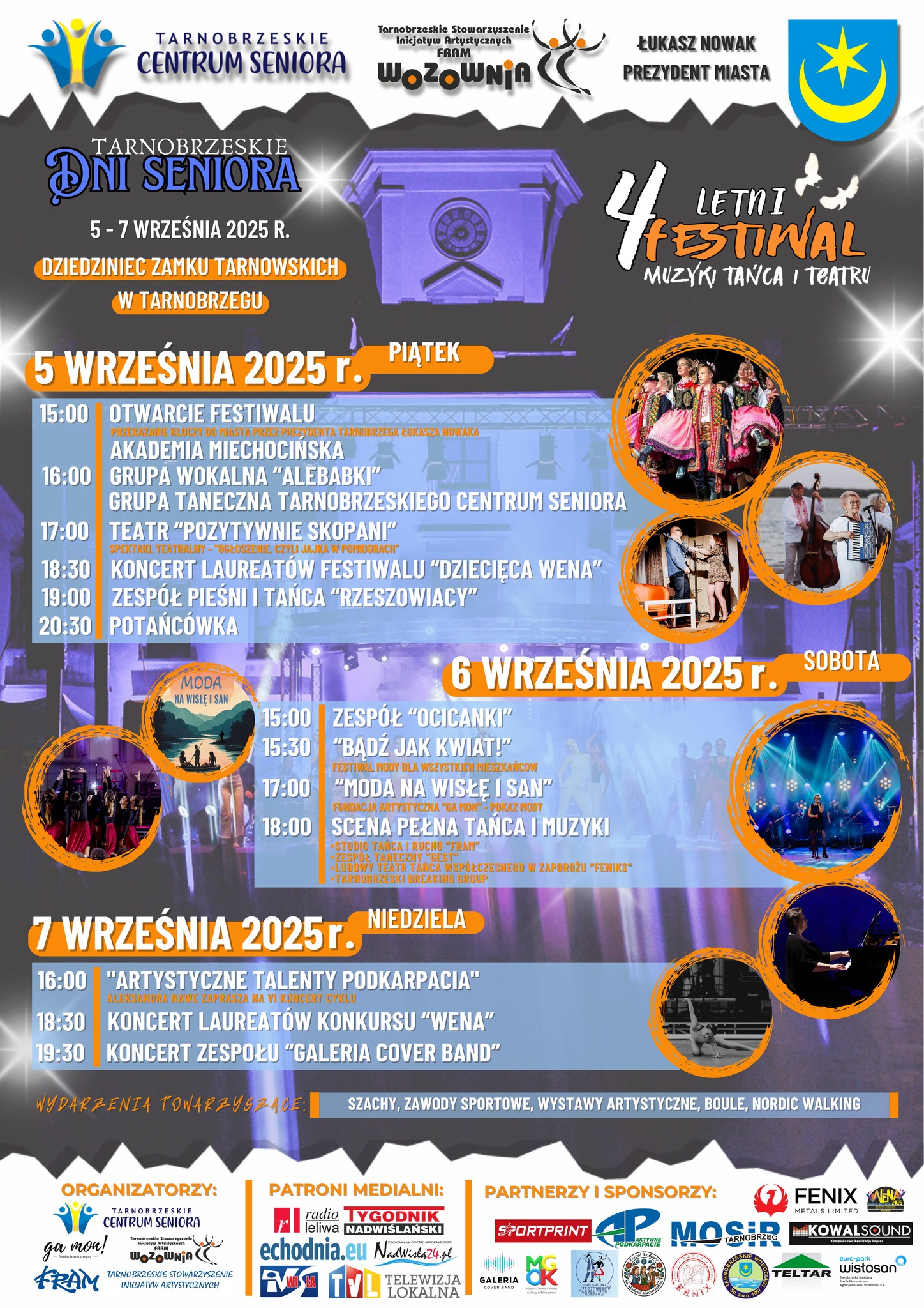 05-07.09 (piątek-niedziela) IV Letni Festiwal Muzyki, Tańca i Teatru w Tarnobrzegu