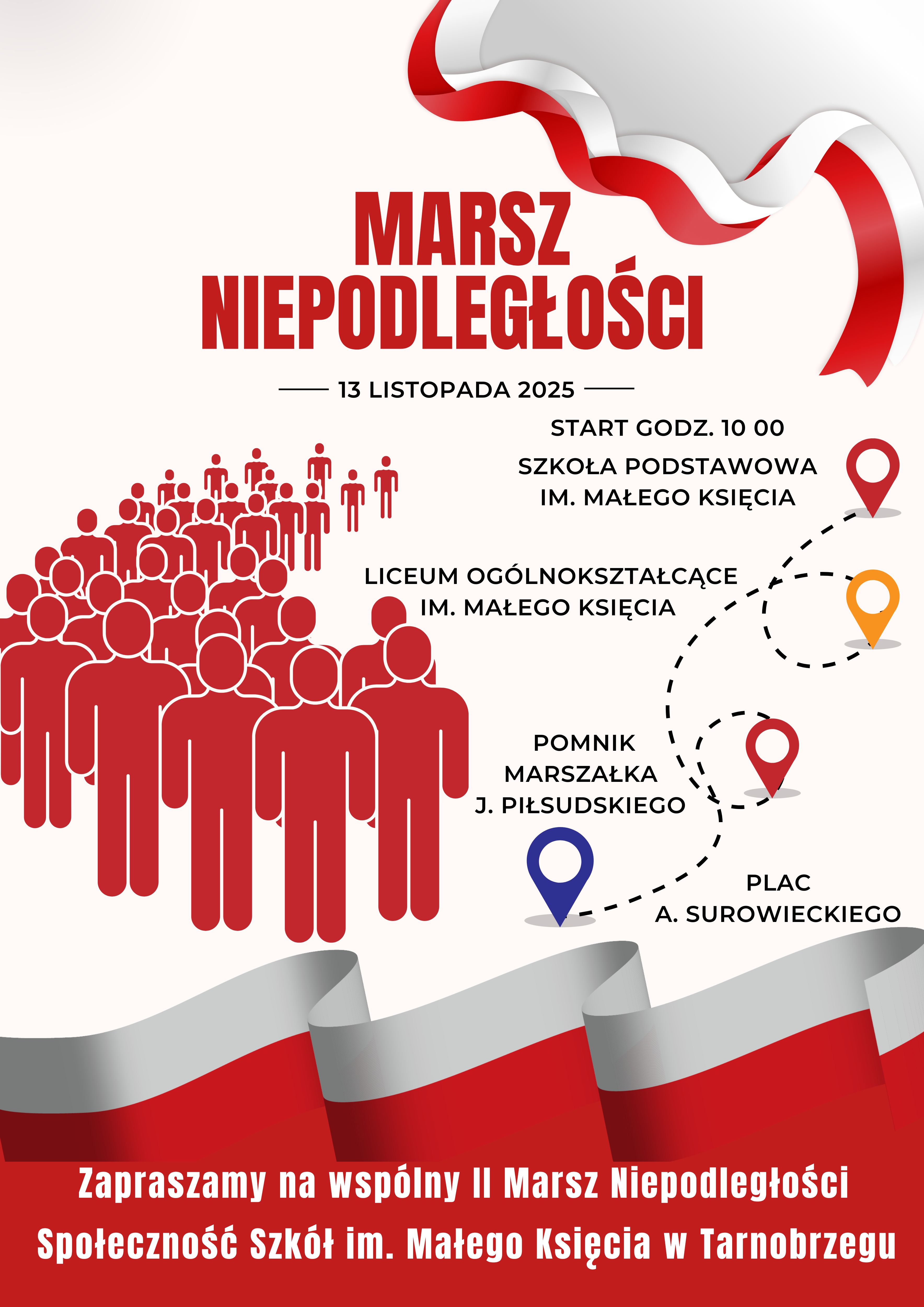 13.11 (czwartek) II Marsz Niepodległości w Tarnobrzegu