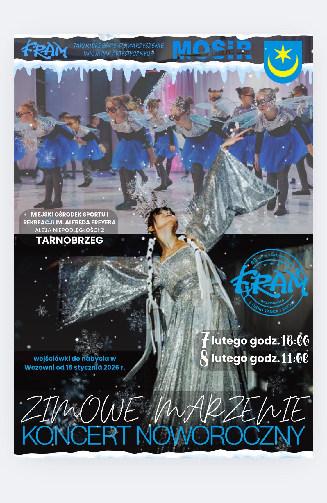 Zimowe Marzenie – koncert noworoczny Studia Tańca i Ruchu FRAM
