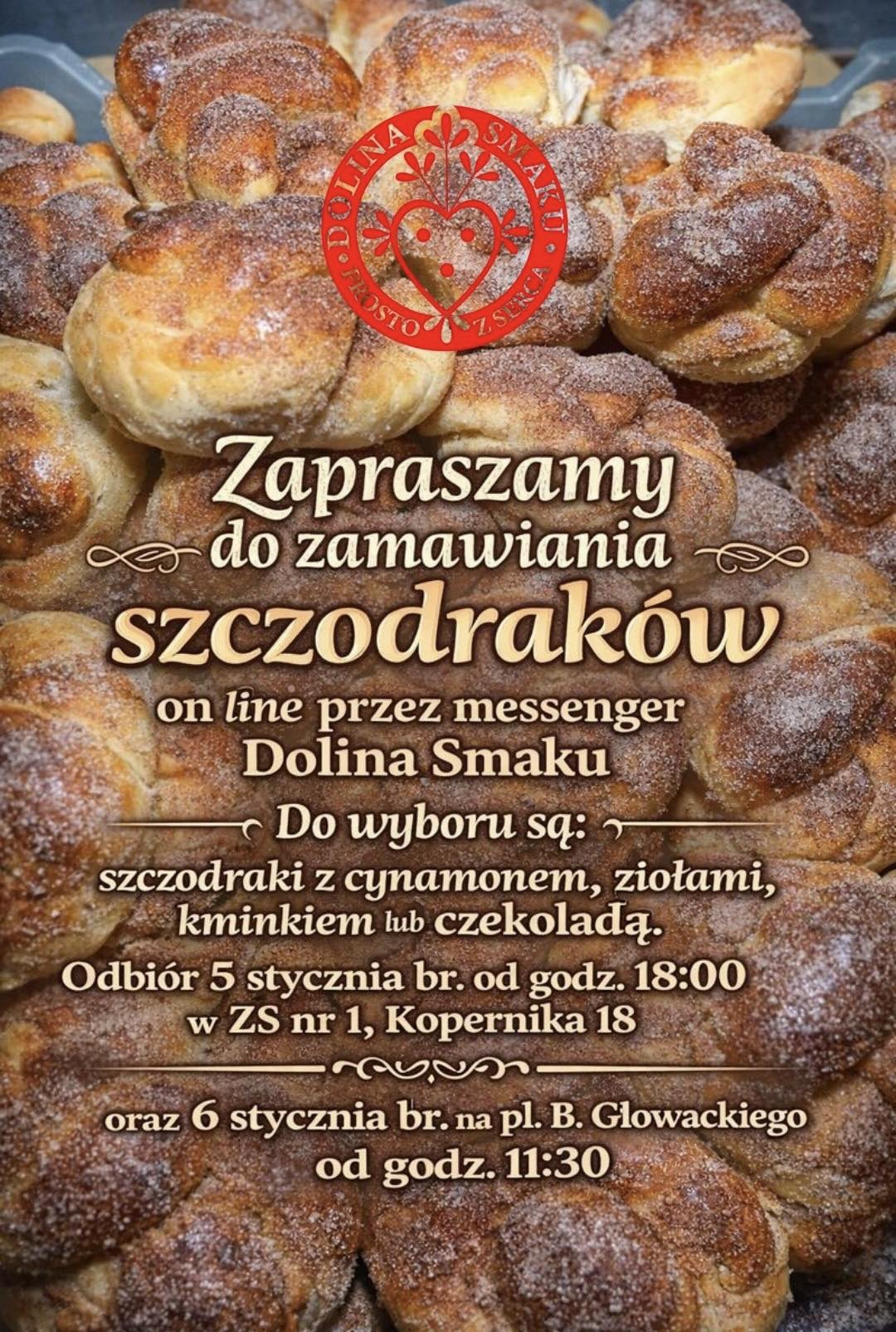Szczodraki 2026 w Tarnobrzegu.„Bułeczki szczęścia” można zamówić online