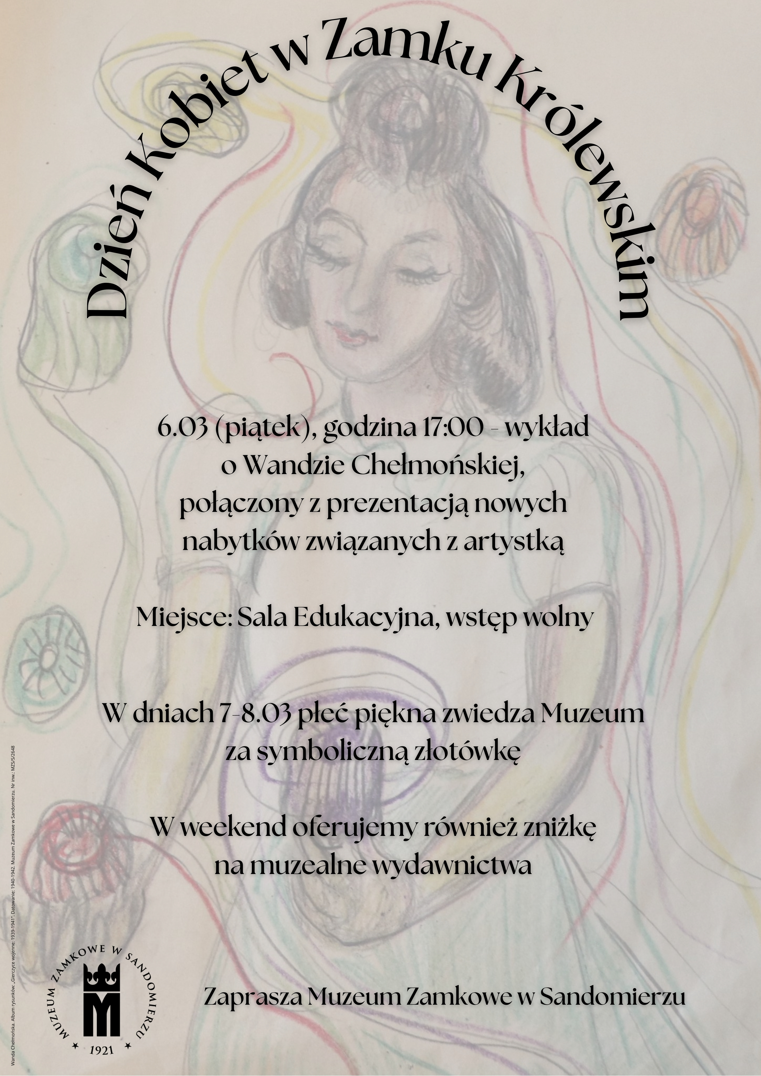 06.03 (piątek) Dzień Kobiet w Muzeum Zamkowym: Spotkanie z twórczością Wandy Chełmońskiej