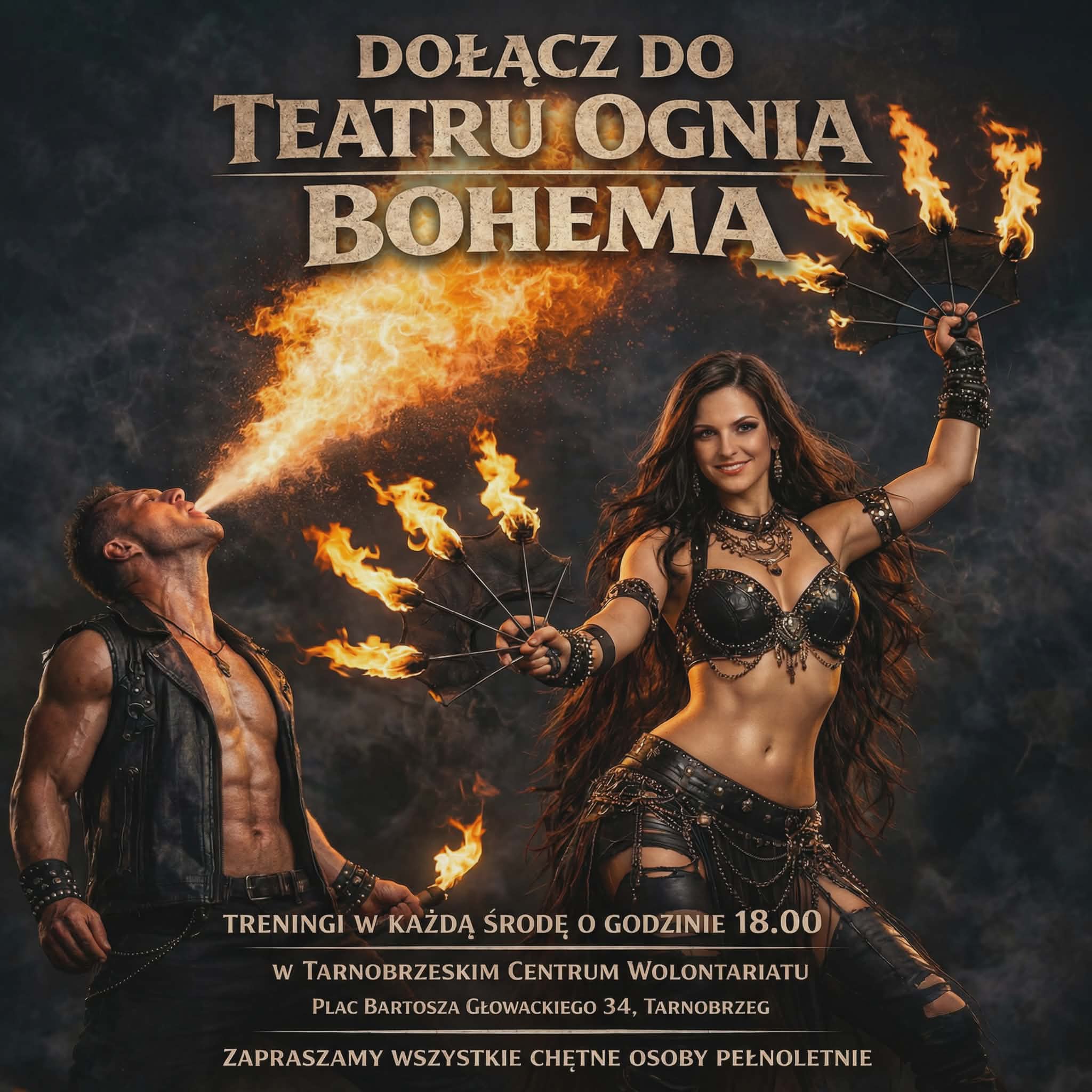 Dołącz do Teatru Ognia BOHEMA