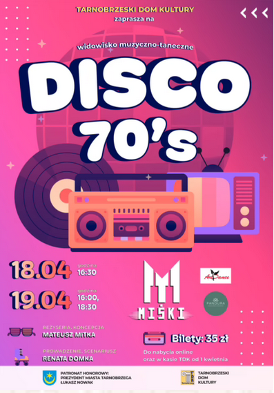 Cekiny, koturny, róż i blask… Czas na Disco’70!