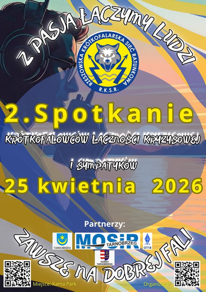 Krótkofalowcy znów nad Jeziorem Tarnobrzeskim. W sobotę 25. kwietnia spotkanie pasjonatów łączności kryzysowej