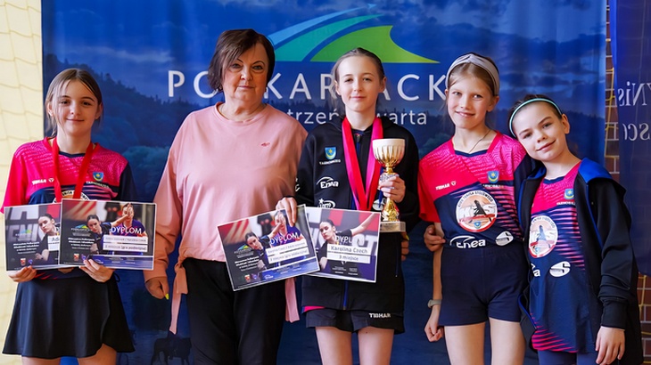 Młodzi tenisiści KTS Enea Siarkopol Tarnobrzeg z medalami w Tyczynie