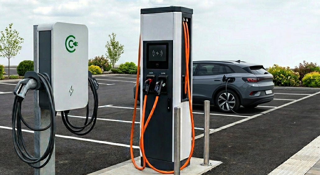 Ładowarki elektryczne przy dworcu PKP? Miasto czeka na opinie i sugestie