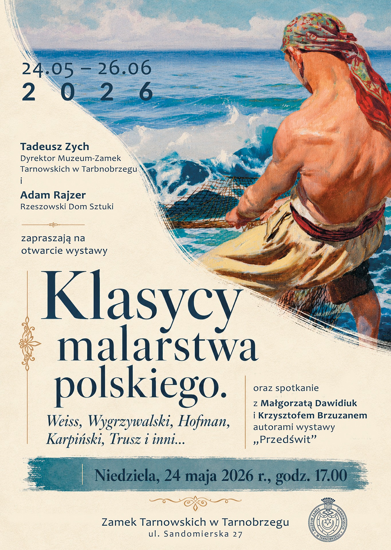 Wystawa „Klasycy malarstwa polskiego” w Zamku Tarnowskich. Wernisaż w niedzielę 24 maja