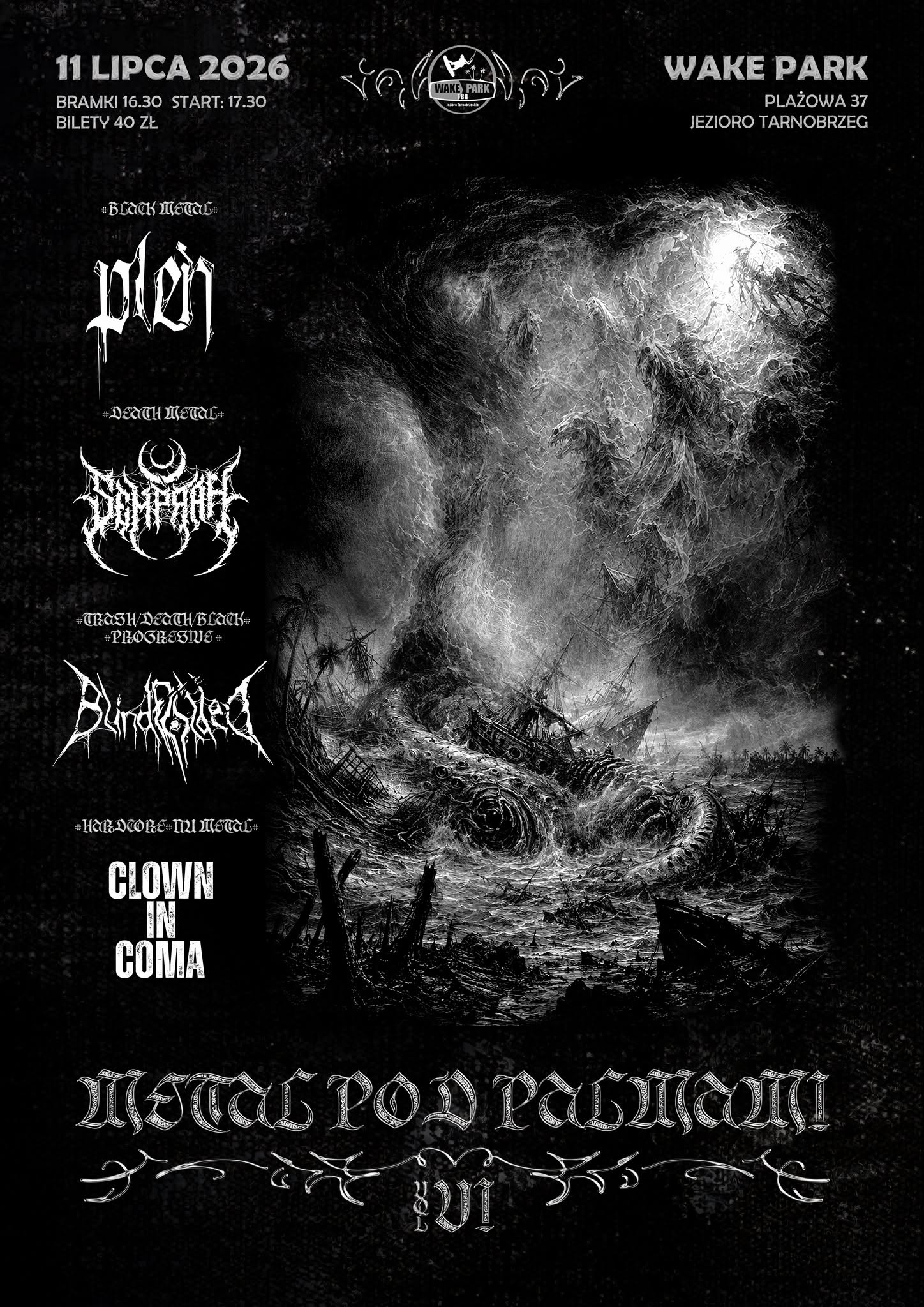 Metal Pod Palmami wraca do tarnobrzeskiego Wake Parku. Koncert już dzisiaj