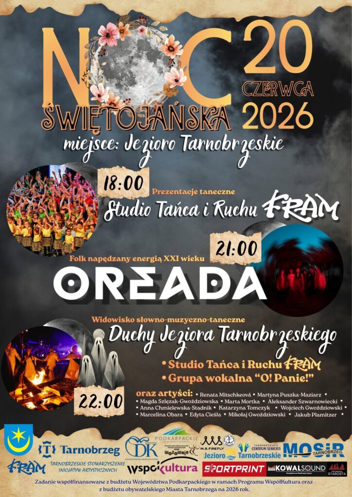 „Duchy Jeziora Tarnobrzeskiego” – widowisko nad Jeziorem Tarnobrzeskim w sobotę 20. czerwca