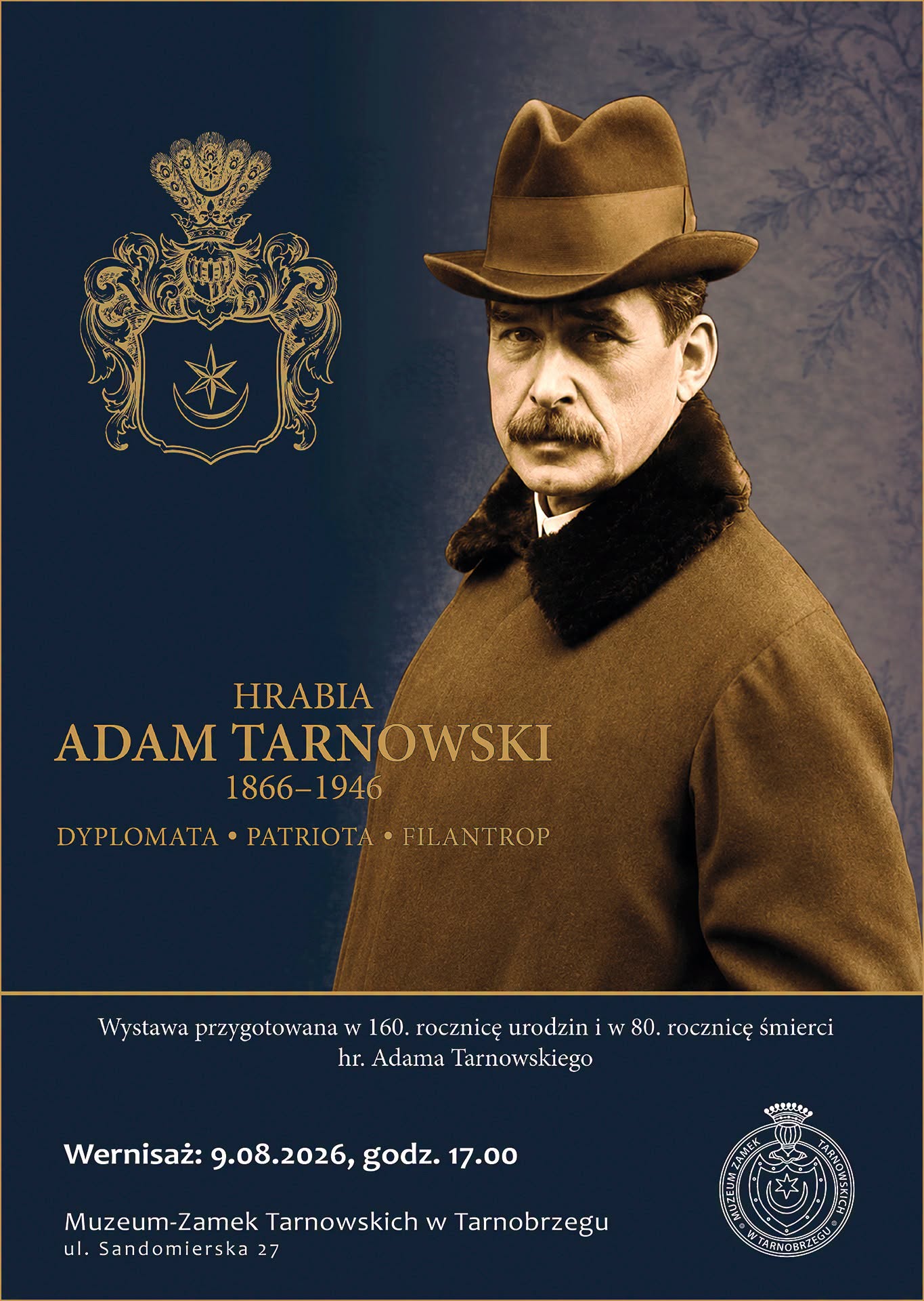 Hrabia Adam Tarnowski – wystawa w Muzeum – Zamek Tarnowskich w Tarnobrzegu