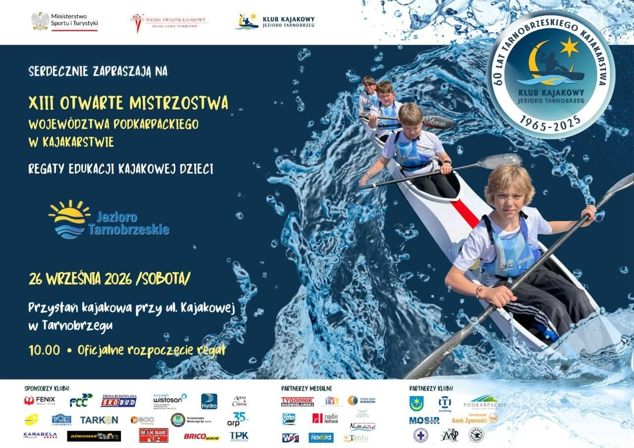 Sobota pod znakiem kajakarstwa. Regaty na Jeziorze Tarnobrzeskim