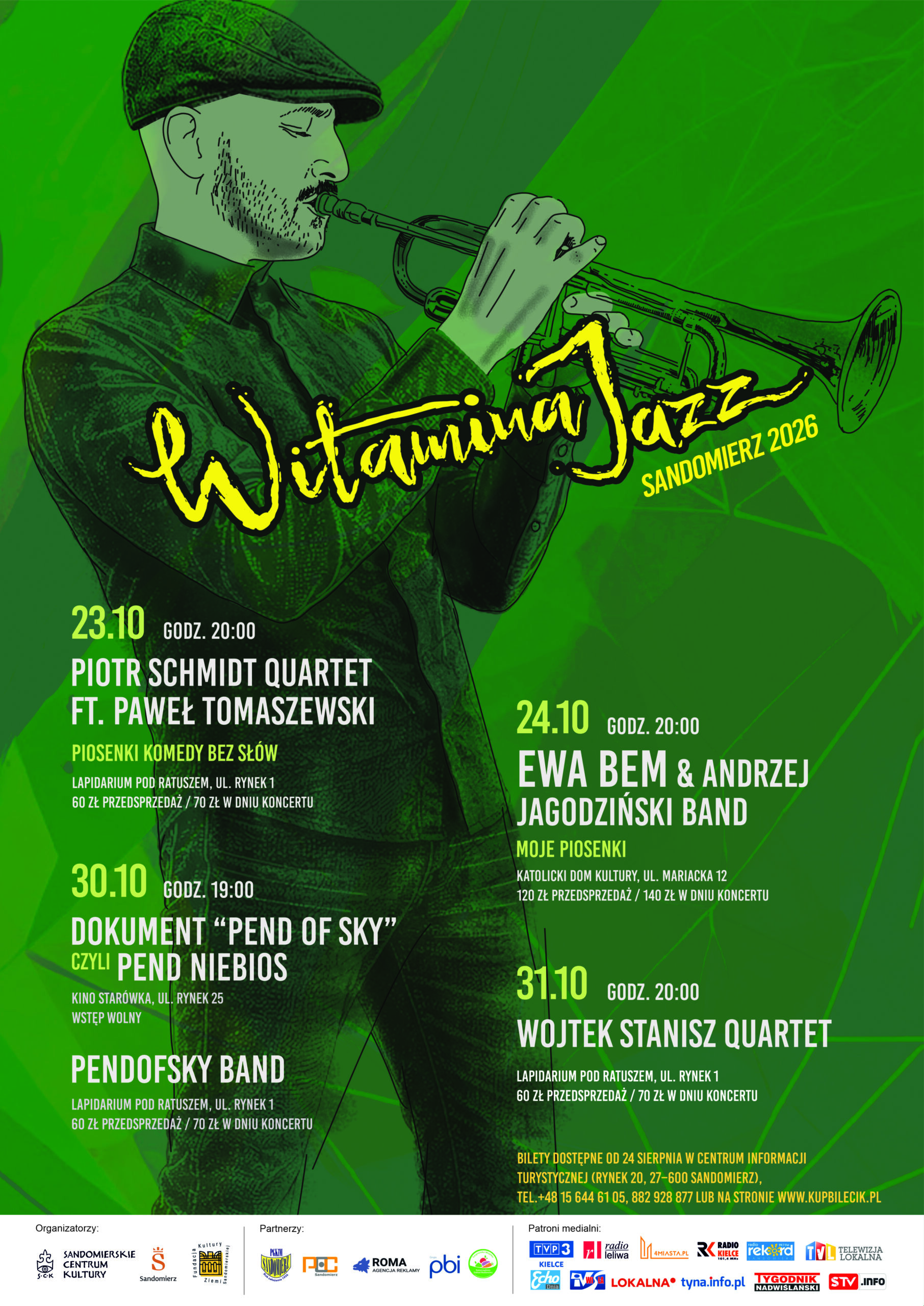 23-31 października: Witamina Jazz 2026 w Sandomierzu