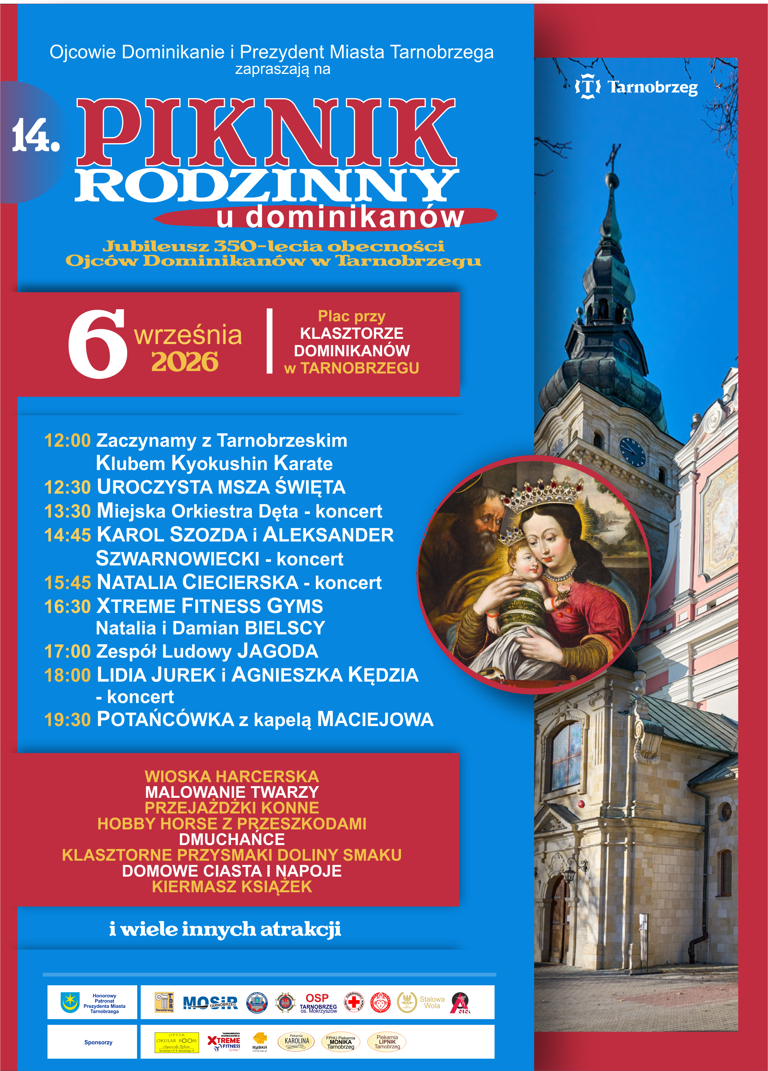 W niedzielę 6. września 14. Piknik Rodzinny u Dominikanów